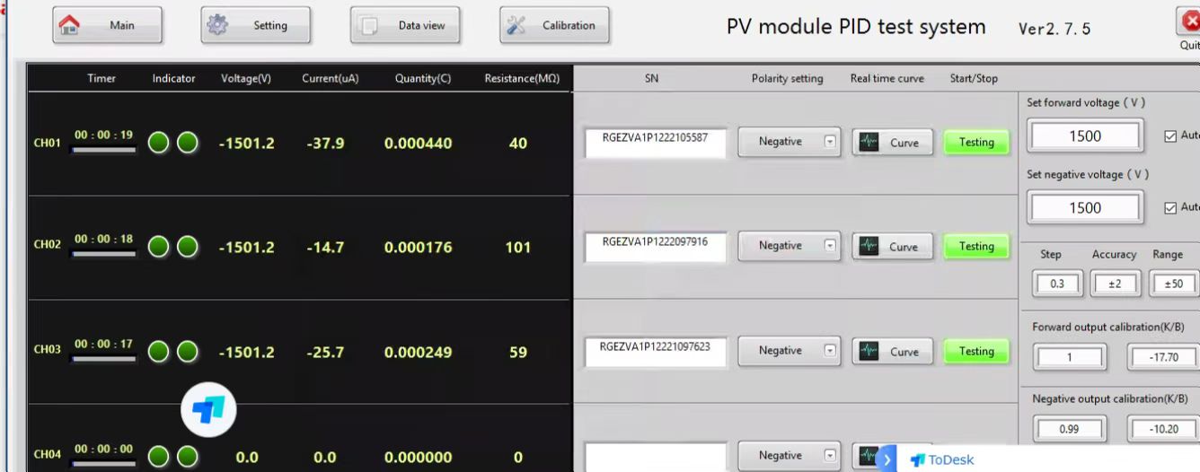 Probador PID para confiabilidad solar / cámara PID Probador PID para confiabilidad solar / cámara PID