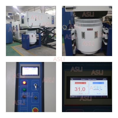 Instalación combinada de sistemas ASLI de temperatura, humedad y vibración